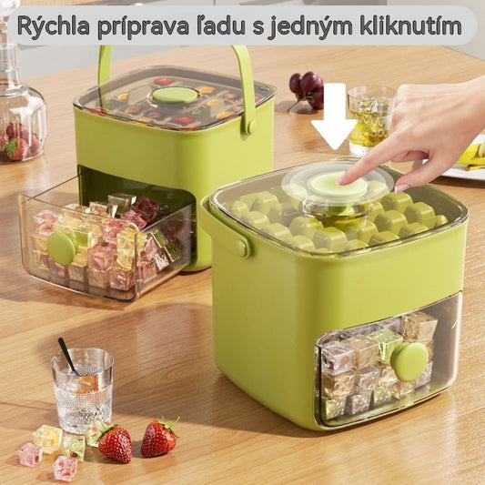 💞Predaj presiahol 50 000! 💥🥤🧊 50% zľava! Výrobník ľadu s funkciou skladovania ľadu: vyrobí 48 kociek ľadu naraz, nepriepustné veko 🏖️✅