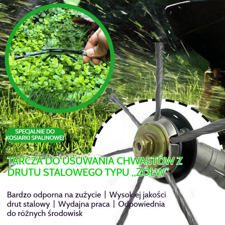 💯【Tylko połowa ceny】6-calowa stalowa tarcza tnąca do kosiarki