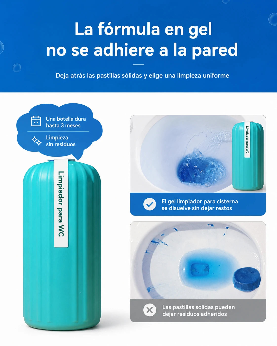 ✨💥 4 unidades por 28€ 🚽 Botella desodorante eficaz para inodoro 😃 Protege la salud de toda la familia.