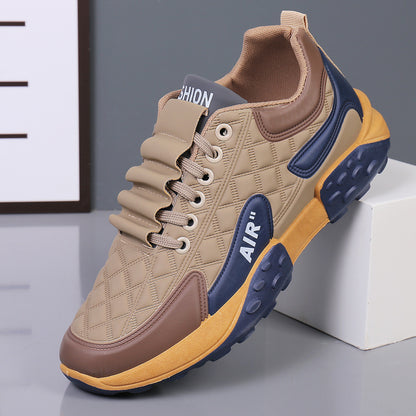👟【Tallas 39-44】Zapatos casuales de cuero suave de alta calidad para hombre, modelo 2026, transpirables y cómodos.