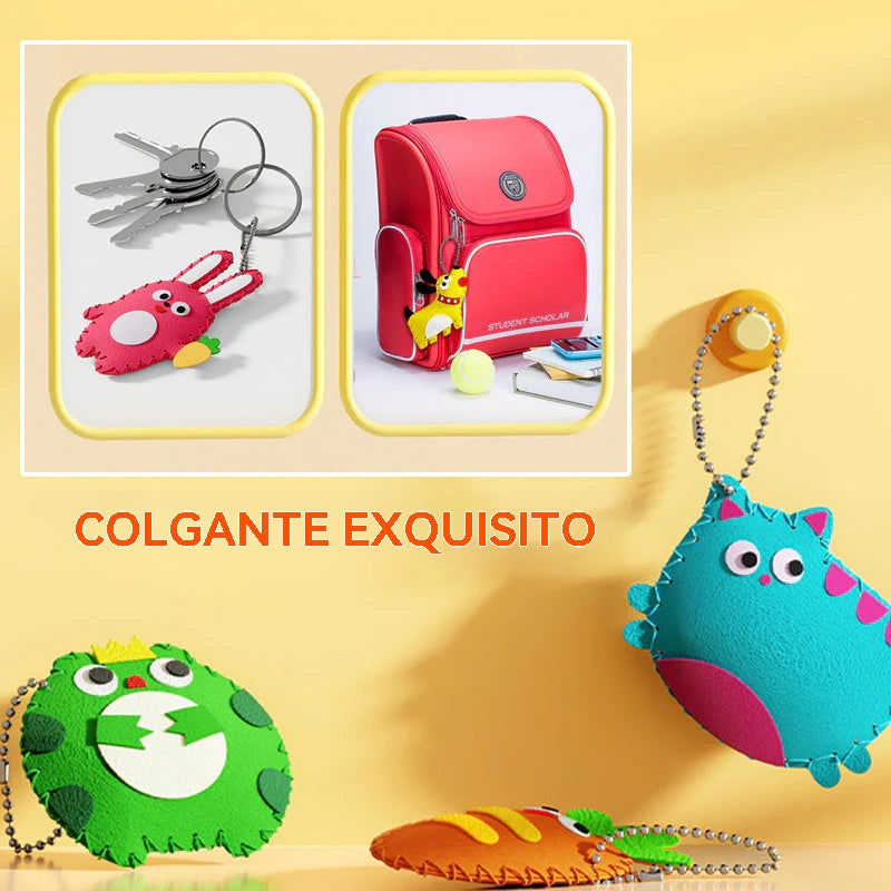 🧵🎁【Compre 1 y obtenga 1 gratis】Kit de costura hecho a mano DIY interesante para niños