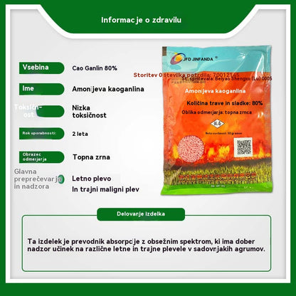 🌿【5 pakiranj】Jinfanda glifosatni herbicid, 80 % amonijeva sol glifosata🌳🌱