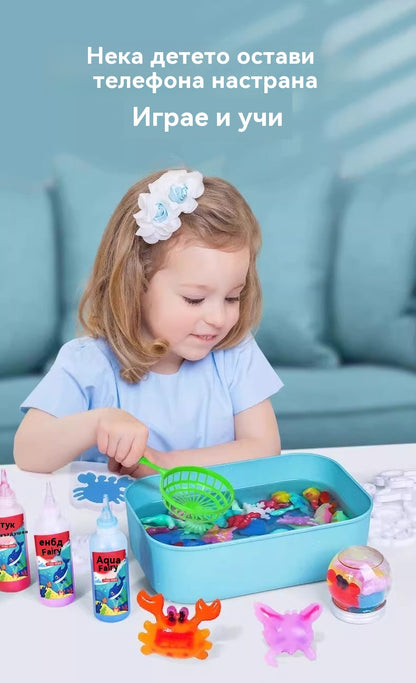 🎨 【Ограничена оферта -50%】 Детски креативен комплект играчки 【6 цвята + 8 форми】