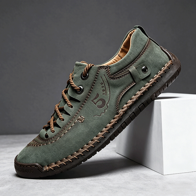 🔥 Zapatos casuales para hombre cosidos a mano | Primavera 2026 | Cómodos para caminar