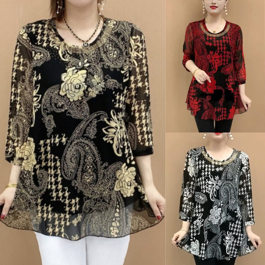 💟【Reducere 49%】【XL-6XL】🌼 Tricou nou pentru femei de vară pentru 2025, lejer și elastic, casual și confortabil 