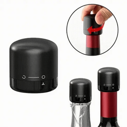 ⏰🔥¡Oferta por tiempo limitado! Compre 2 y obtenga 2 gratis – 🍾Tapón para tapa de botella de vino al vacío 🥳🍴