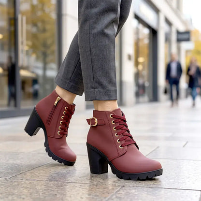 👢【35-42】Un imprescindible para otoño-invierno: elegantes botas de tacón para mujer; ¡la combinación perfecta de moda y comodidad para lucirlas sin esfuerzo durante todo el día!