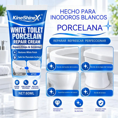 【2 tipos】✨🏠💧 Pasta reparadora de cerámica de secado rápido: para restaurar superficies cerámicas desgastadas y brillantes🛠️