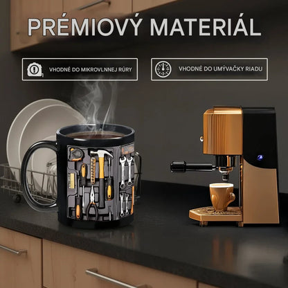 🔥【Výpredaj】☕ Kreatívny hrnček s mechanickým náradím