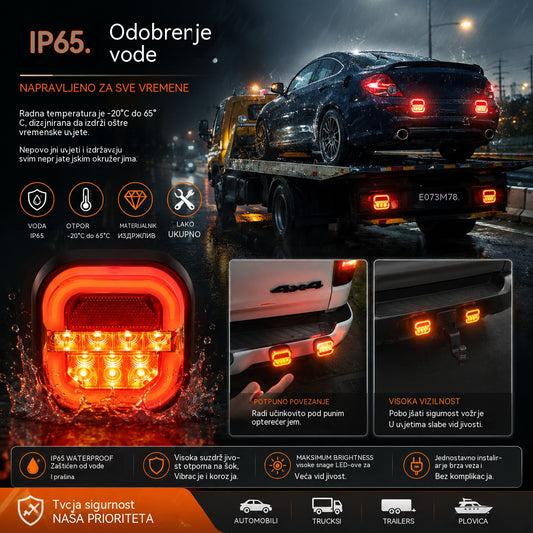 🚦【Univerzalna 12V/24V】🚦 LED svjetla za prikolicu automobila