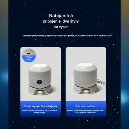 【Nový štýl, polovičná cena po obmedzenú dobu】Dynamický rotujúci LED projektor