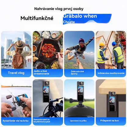 🔥【Časovo obmedzená ponuka!】⏳Kamera s vysokým rozlíšením, prenosný záznamník na hrudník, profesionálna akčná kamera.