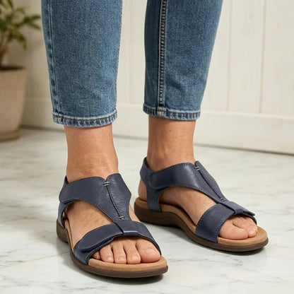 【Tallas 36-43】Sandalias de verano con suela blanda y soporte de arco, casuales y cómodas.