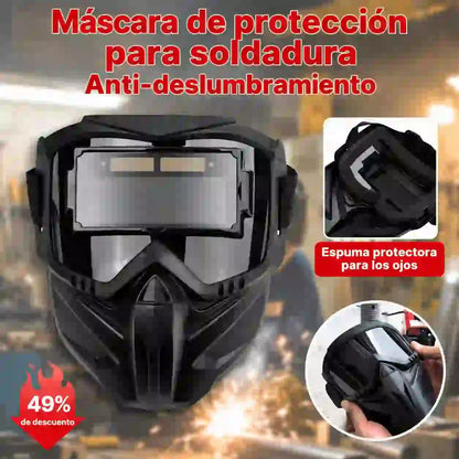 🔥⚡Máscara de soldadura con oscurecimiento automático para proteger los ojos
