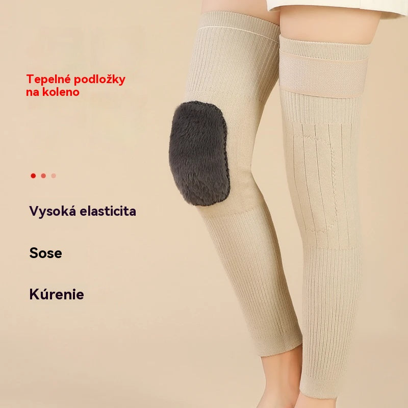 🦵🔥 Dlhé zimné termálne chrániče kolien – úľava od chladu a bolesti kĺbov, teplé a protišmykové
