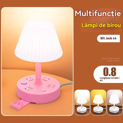 💡Večfunkcijska nočna lučka z vgrajenim podaljškom: praktična, elegantna in prihrani prostor!
