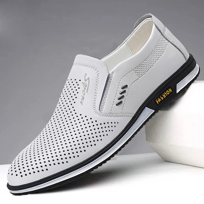 [Tallas grandes 39–47] 2026 Nuevos zapatos planos para hombre, estilo casual-formal, en piel suave