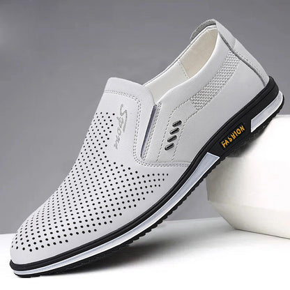 [Tallas grandes 39–47] 2026 Nuevos zapatos planos para hombre, estilo casual-formal, en piel suave