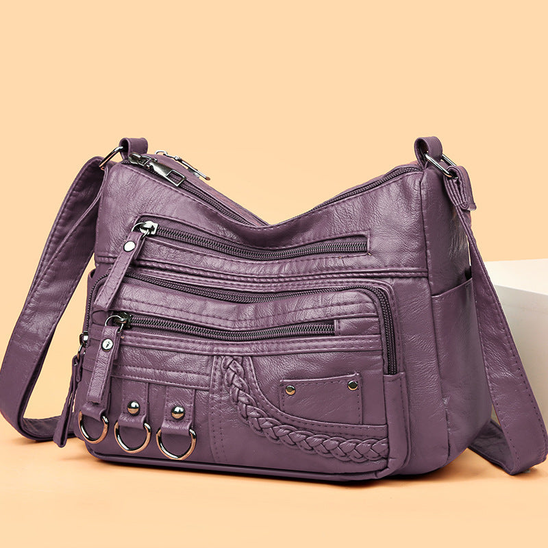 💥👜2025 nowa torba na ramię / crossbody z miękkiej skóry o dużej pojemności