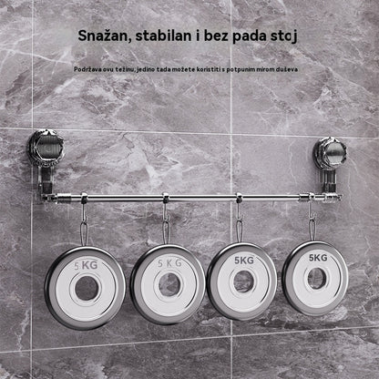 🚿✨【Plaćanje pouzećem】💥Rotirajući držač za ručnike s vakuumskom čašicom, bez potrebe za bušenjem.