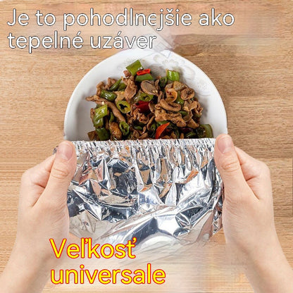 🔥🔥【50/100 kusov】🍎🔥 Viečko z hliníkovej fólie potravinárskej kvality