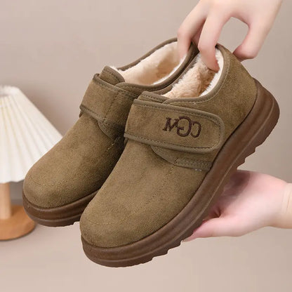 🔥【Tallas 36-41】Botines de invierno para mujer, elegantes y con suelas suaves aptas para la nieve.