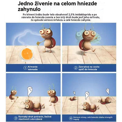 🛡️🏠【160 ks】💥Nemecký dovezený masť na ničenie švábov, návnada do domácnosti, netoxická, vhodná pre matky a bábätká