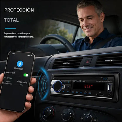 🎵 Radio para coche Bluetooth, sistema de audio para coche Supersonic: disfruta de un sonido inalámbrico de alta fidelidad en cada viaje.