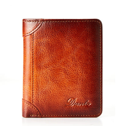 ✨ Nueva cartera antirrobo de cuero genuino para hombre