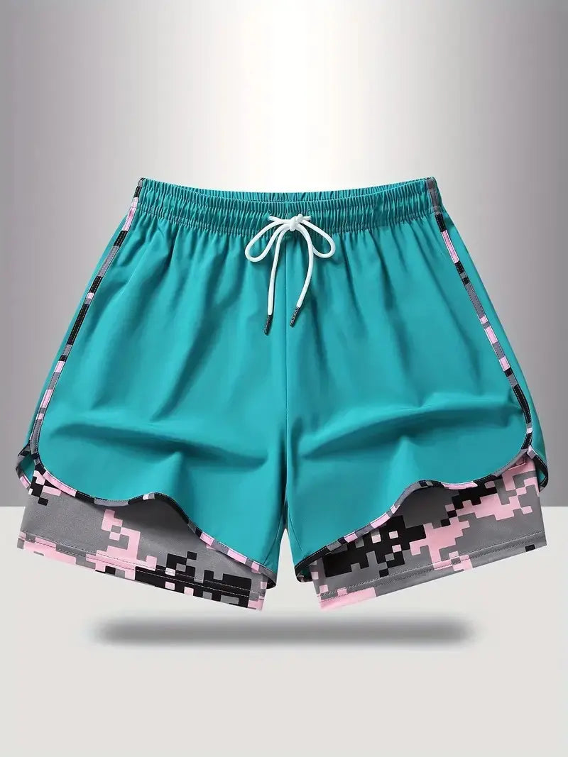 📢⏰Pantalones cortos deportivos casuales para mujer con forro incorporado