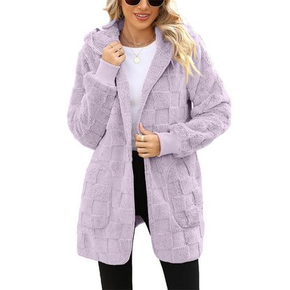 🌸 Nová zimní kolekce❄️ Dámská pohodlná bunda s kostkovaným flísem [S-5XL] ☃️ Sleva 50 %