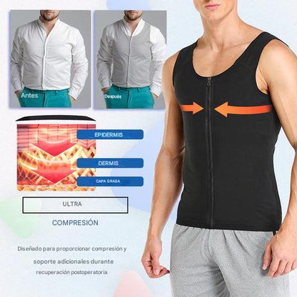 🔥-35% OFF⚡🚀【S-4XL】Chaleco ajustable con cremallera para hombre – Ligero y versátil