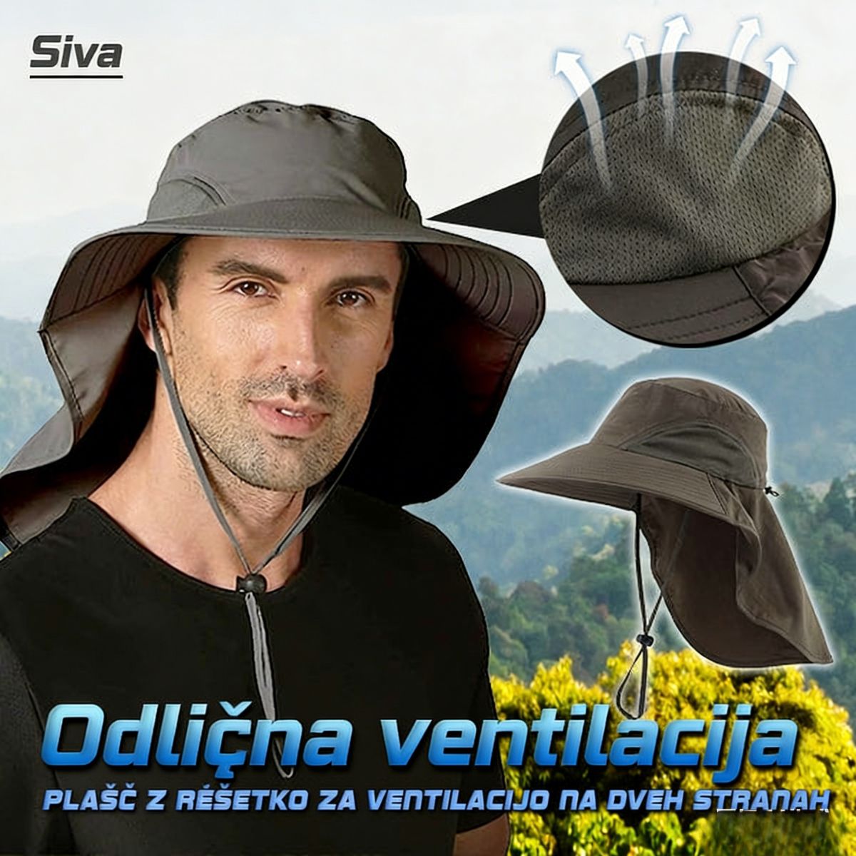 🔥【Compra 1, llévate 1 gratis】🔥Sombrero de pesca universal de verano con protección solar 2026