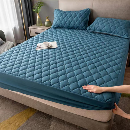 🛏️【150*200cm y 150*200cm】Cubierta de pañal impermeable y a prueba de polvo con relleno de algodón