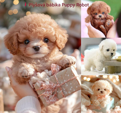 🐶【Zľava na nový produkt】🔥Moja plyšová hračka robotické šteniatko je pohodlná a roztomilá s dlhou výdržou batérie