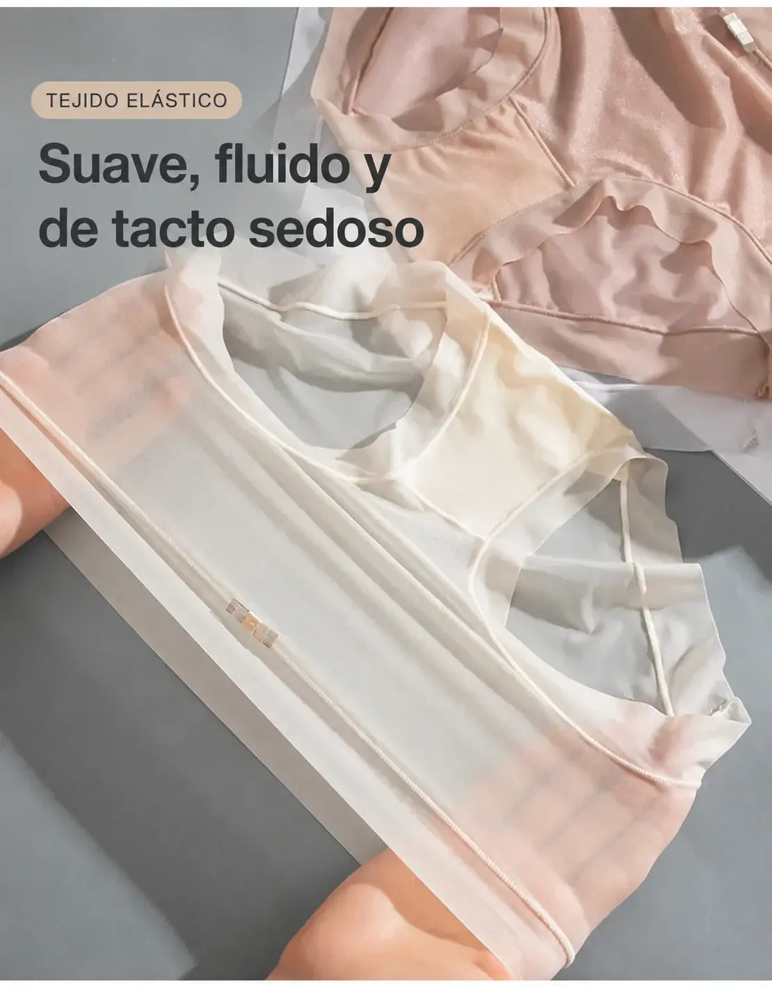 🩲🔥Promoción de lanzamiento 【6 unidades】Bragas de mujer de seda helada de cintura alta