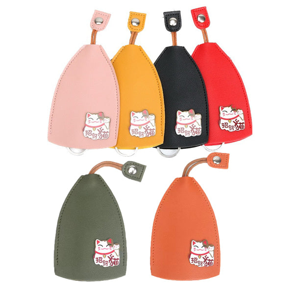 【📢📢 ¡El precio más bajo por tiempo limitado!💥】 (🔥 1 juego de 6 piezas) Bolsa/Estuche para llaves con cordón