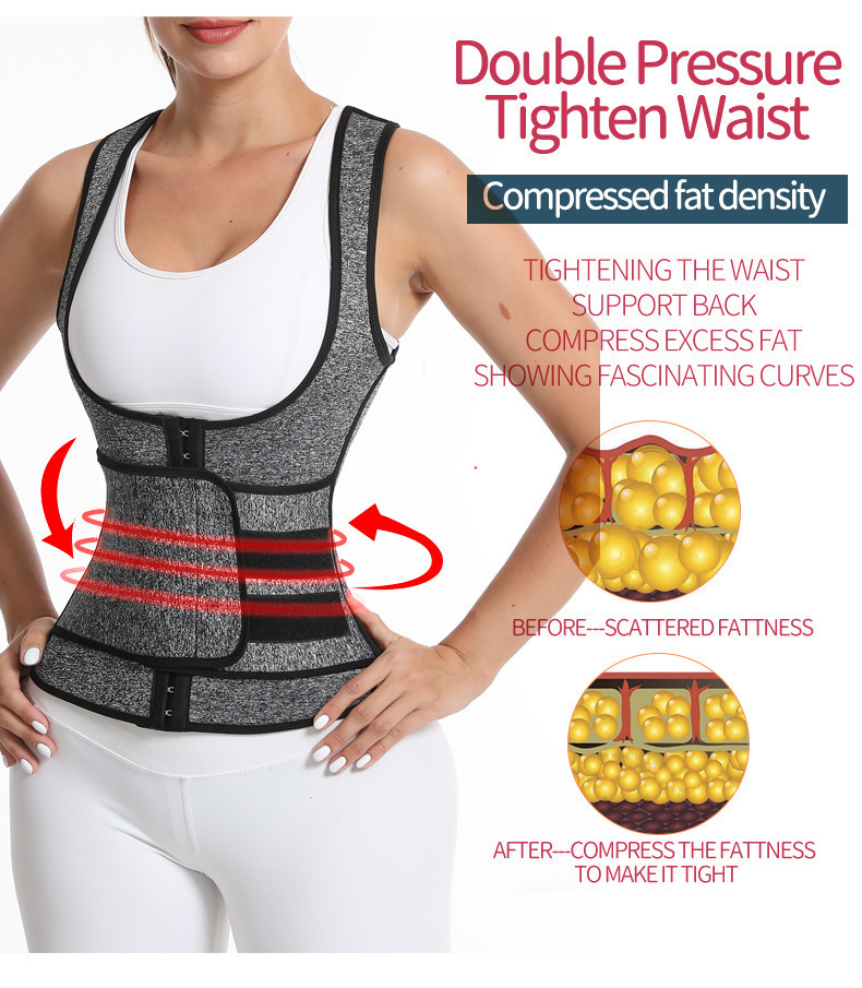 👗🔥🔥Diseño de doble soporte en la cintura: ¡Chaleco cálido de invierno + moldeador!