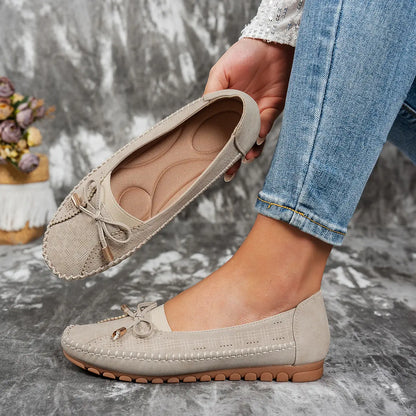 【Tallas 36-43】🔥 Zapatos ortopédicos para mujer, hechos de cuero genuino, ligeros, antideslizantes, transpirables y cómodos.