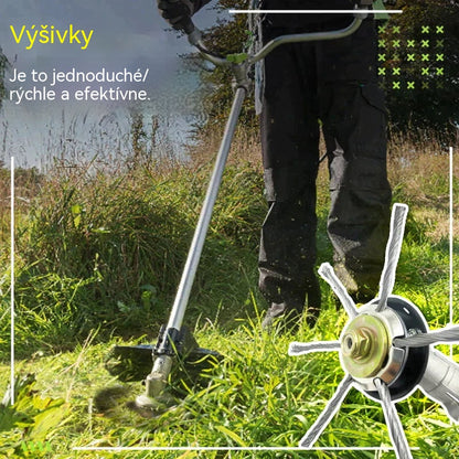 🔥✨【Kúpte 1 kus a získajte 1 zadarmo: 2 kusy】🔥 Vymeniteľná kosačka na kosačku/krovinorez - Oceľová kosačka na kosenie trávy 🌿✂️⚙️