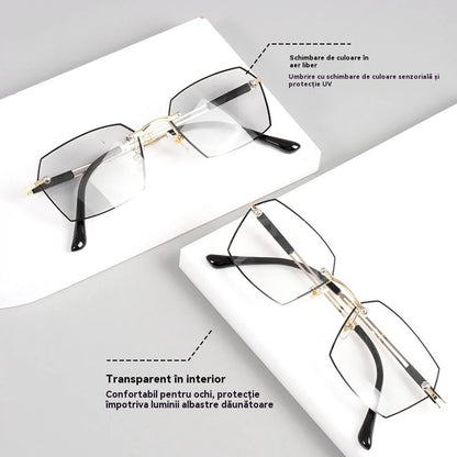 ✨🕶Ochelari de citit fotocromatici inteligenți noi pentru bărbați și femei, ochelari care blochează lumina albastră