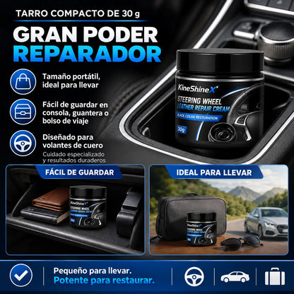 【Compra uno y llévate otro gratis】🚗✨Crema para volantes de cuero: repara, nutre y prolonga la vida útil.
