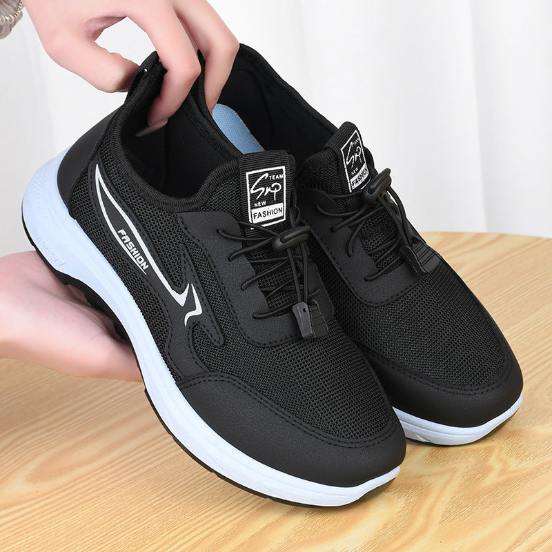🤩🤩【36-41】2025 dámský nový styl pohodlné prodyšné neklouzavé sportovní boty jednoduché boty s měkkou podrážkou pro lidi středního a staršího věku