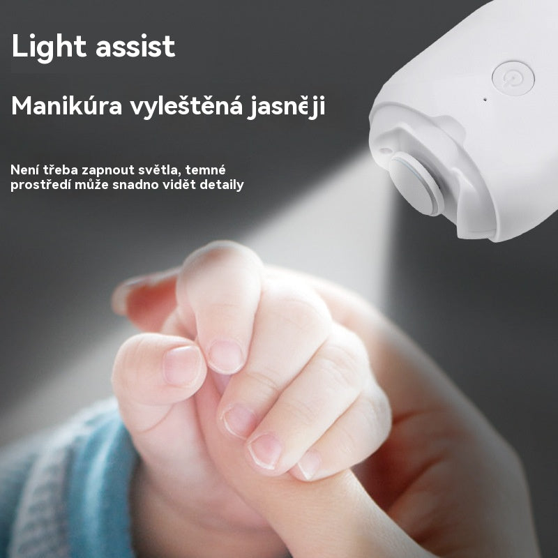 💅 Kupte 1 kus a získejte 1 zdarma! ✨ Automatický pilník na nehty (1 kus) pro bezpečnou a šetrnou péči o nehty 👶🔧