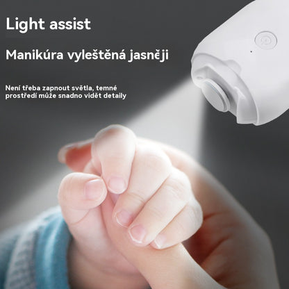 💅 Kupte 1 kus a získejte 1 zdarma! ✨ Automatický pilník na nehty (1 kus) pro bezpečnou a šetrnou péči o nehty 👶🔧