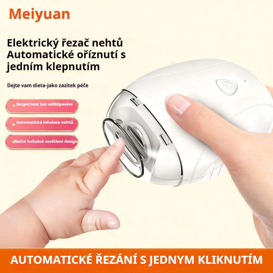 💅 ✨ Nová verze 2026! Automatický pilník na nehty – bezpečná a šetrná péče o nehty 👶🔧