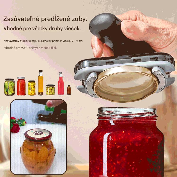 【Kúp 1, získaj 1 zadarmo】11 € za kus, jednoduchý kuchynský otvárač na konzervy vhodný na konzervy všetkých veľkostí.