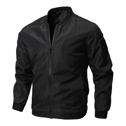 🚀🧥【50% zľava 🔥】【M–6XL】Pánska ležérna jednofarebná bomber bunda, plus veľkosť