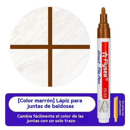 🔥【Paquete de 2】Lápiz para lechada de baldosas de cerámica resistente al moho y al agua