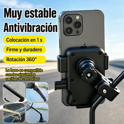 🚴 Soporte para móvil de bicicleta y moto con agarre firme